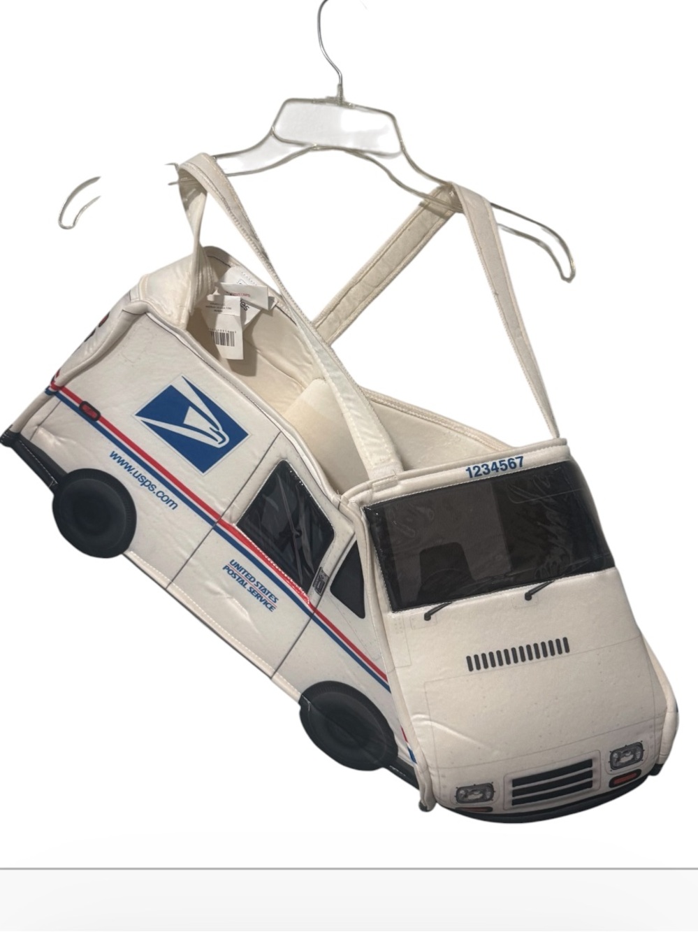 USPS Mail Truck Light Up Child Halloween Mailman Costume size 4-5T